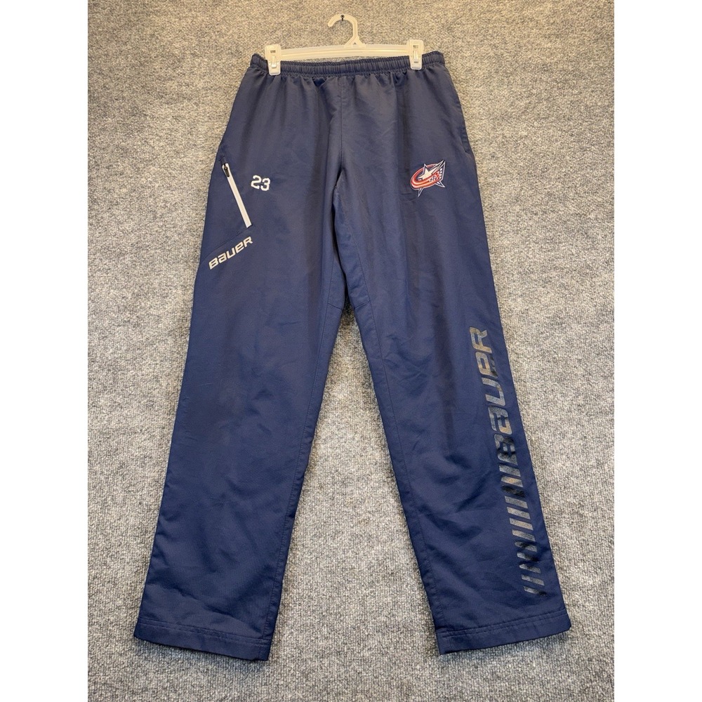 Bauer Columbus Blue Jackets Hockey Pants Men's Size Small Team Issue 23